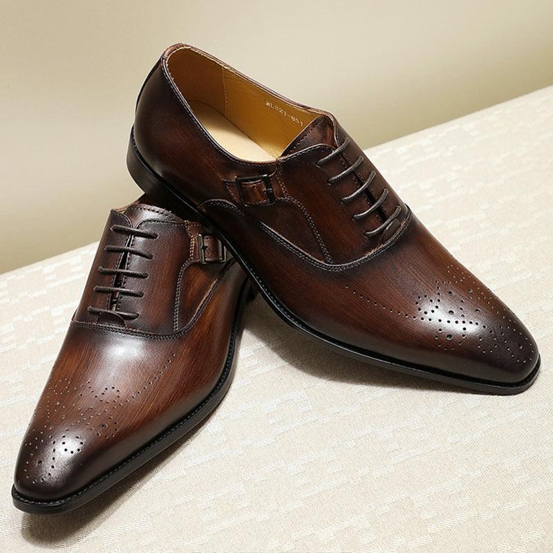 Business Oxford Shoes Formal Dress High-End Casual Shoes Men's Shoes - MRSLM