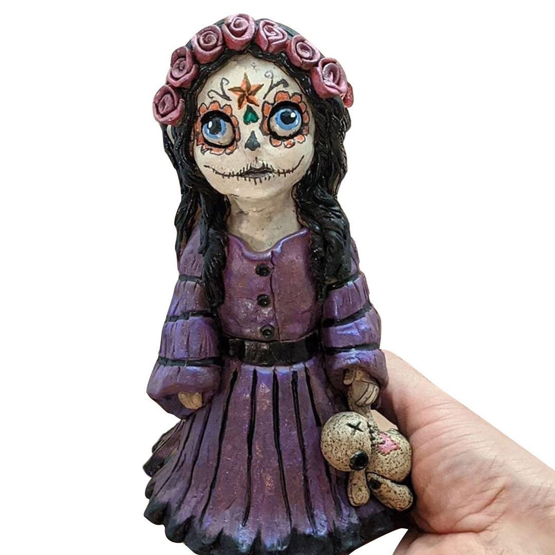 Voodoo Doll Cone Burner Incense Burner Desktop Resin Ornament Handmade Craft Hand Sculpted Conical Censer Resin Ornaments - MRSLM