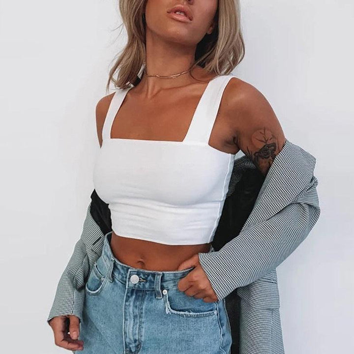 Fashion Women's T-shirt Crop Top - MRSLM