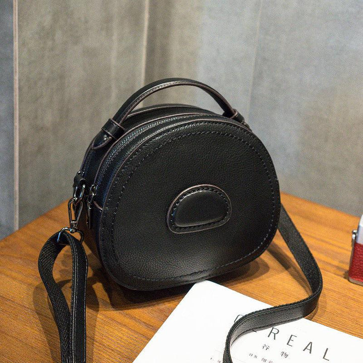 Retro Fashion One-shoulder Messenger Small Round Bag - MRSLM