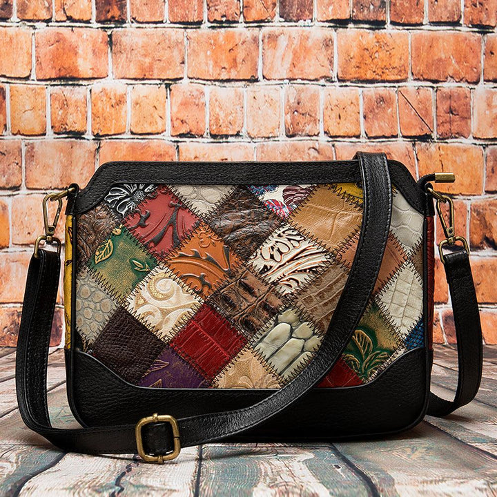 One Shoulder Bag Made Of Cow Hide And Colored Lady's Satchel - MRSLM