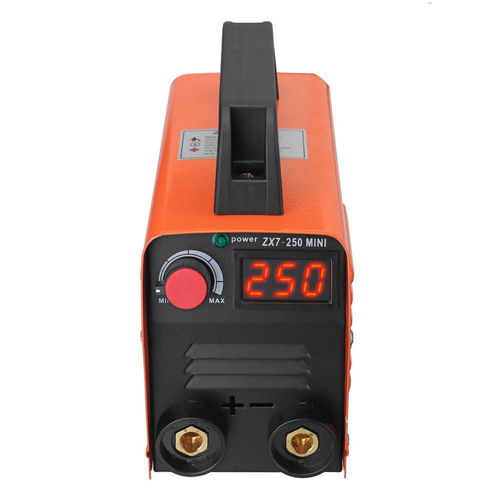 Topshak ZX7-250 250A 220V Mini Electric Welding Machine Portable Digital Display MMA ARC DC Inverter Plastic Welder Weld Equipment - MRSLM