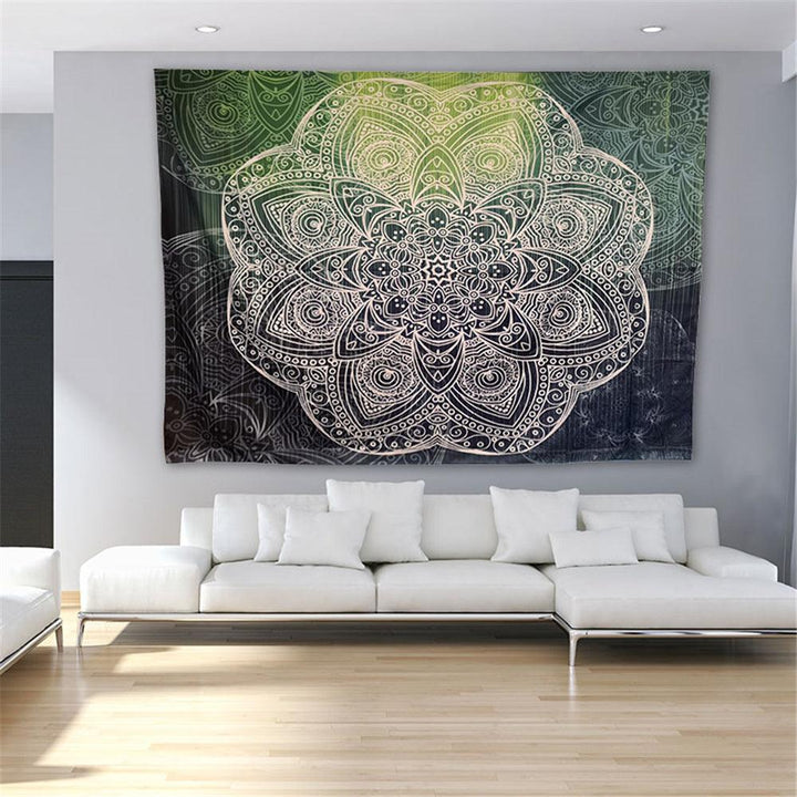 Indian Mandala Tapestry Wall Hanging Sandy Beach Throw Rug Blanket Camping Tent Travel Mattress Bohemian Sleeping Pad Tapestry - MRSLM