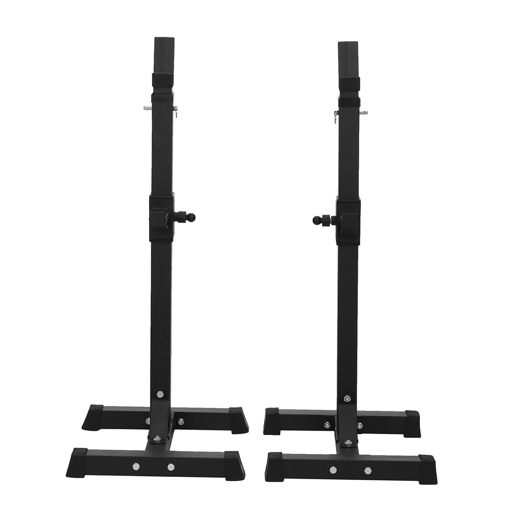 500KG Max Load Adjustable Barbell Stand Multifunction Squat Rack Home Gym Weight Lifting Press - MRSLM