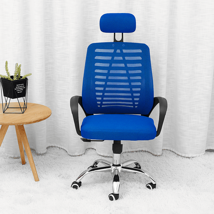 Ergonomic Office Chair with Rocking Funtion Sponge Cushion High-Back Comfortable Mesh for Home Office - MRSLM