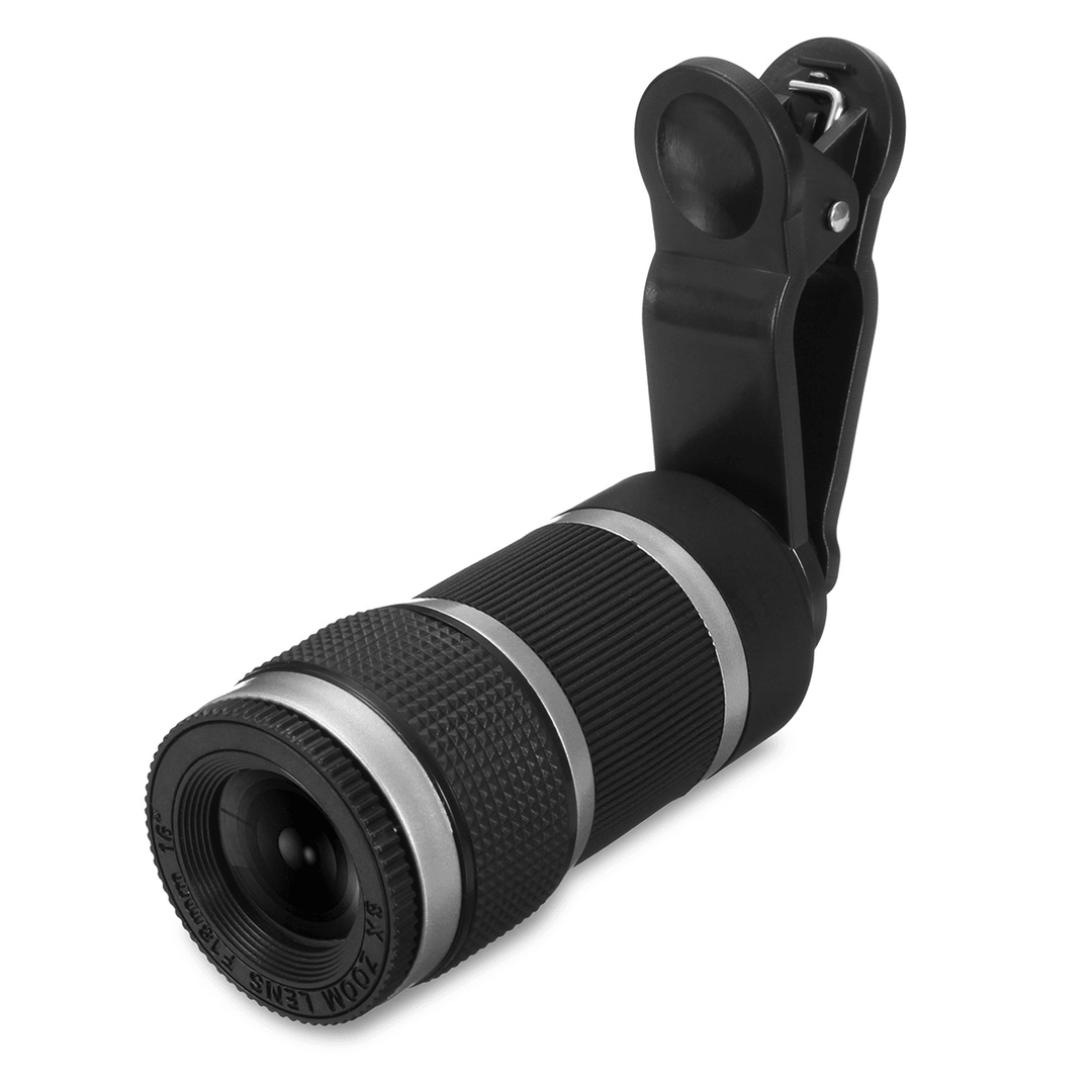 Practical 8X Optical Telescope Mobile Telephoto Lens with Clip for Smartphone Photographers - MRSLM