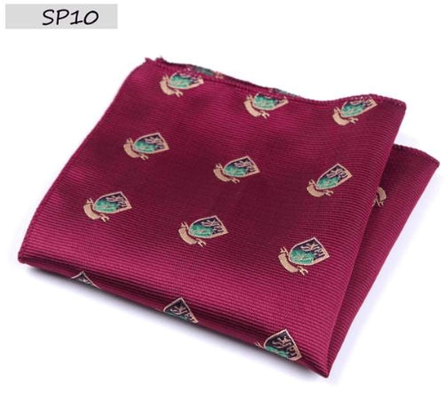 New Cravat Hankerchief Practical Hankies Men'S Pocket Print - MRSLM