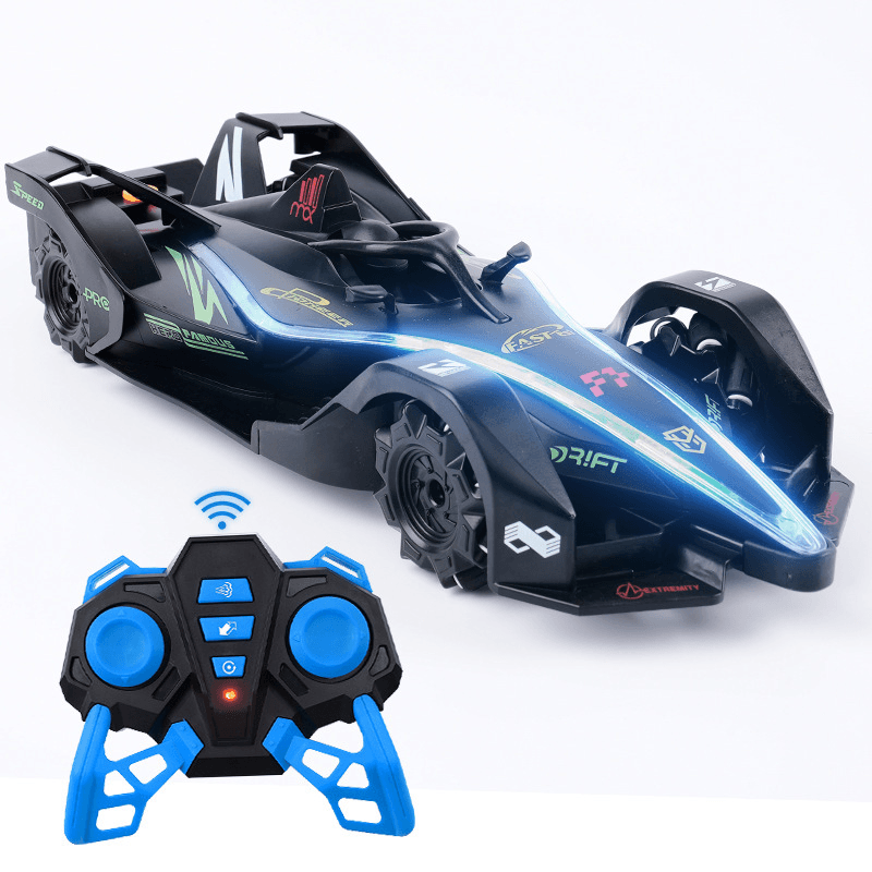 Wireless Remote Control Charging Spray Light Racing Toy - MRSLM