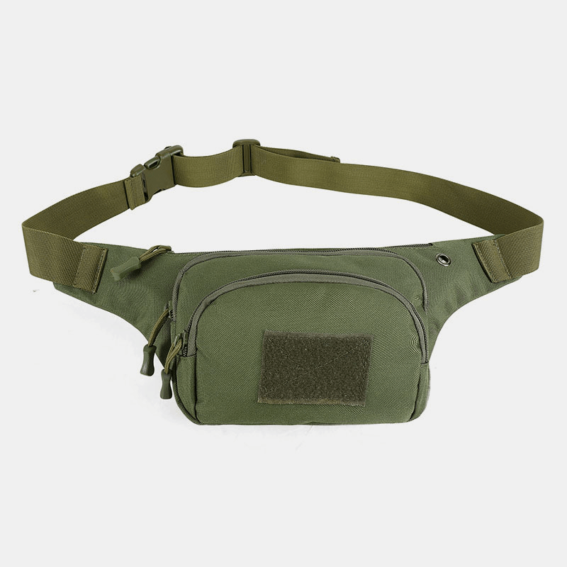 Men Nylon Multi-Carry Multi-Pocket Outdoor Tactical Camouflage Riding Waist Bag Shoulder Bag Chest Bag - MRSLM