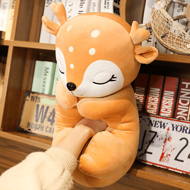 Baby Deer Doll Cute Sleeping Sleeping Pillow - MRSLM