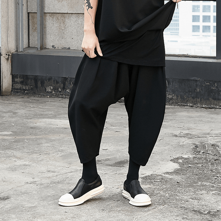 Chinese Literary Style Profile Harem Pants - MRSLM