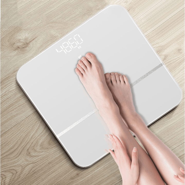 5689 Weight Scale Body Fat Scale Electronic USB Charging 180KG Bathrooms Floor LED Digital Display - MRSLM