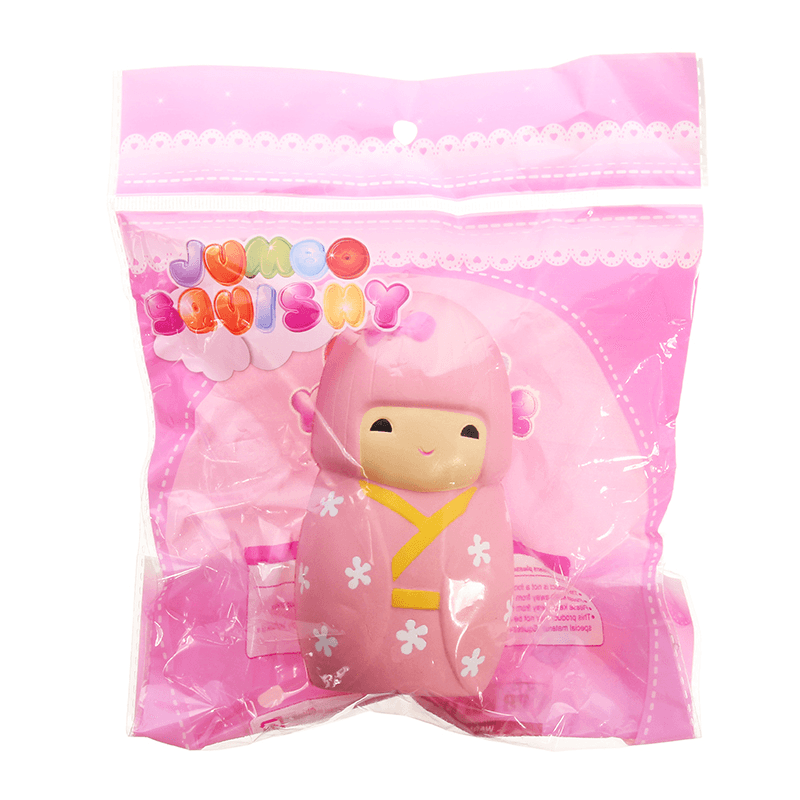 Squishy Sakura Cherry Blossom Girl Doll 11.5Cm Slow Rising with Packaging Collection Gift Decor Toy - MRSLM