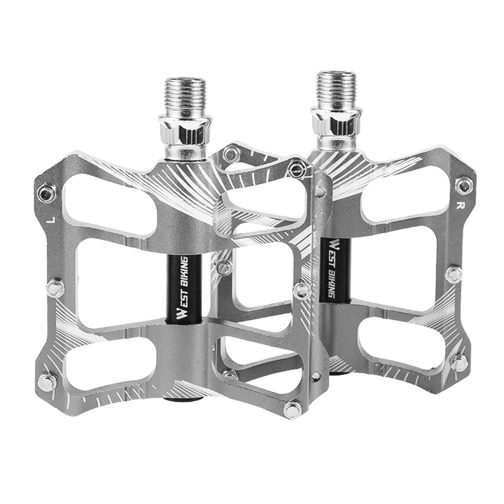 WEST BIKING Bicycle Pedals Mountain Bike Riding Pedals Aluminum Aloy Cycling Pedals Bike Accessories - MRSLM