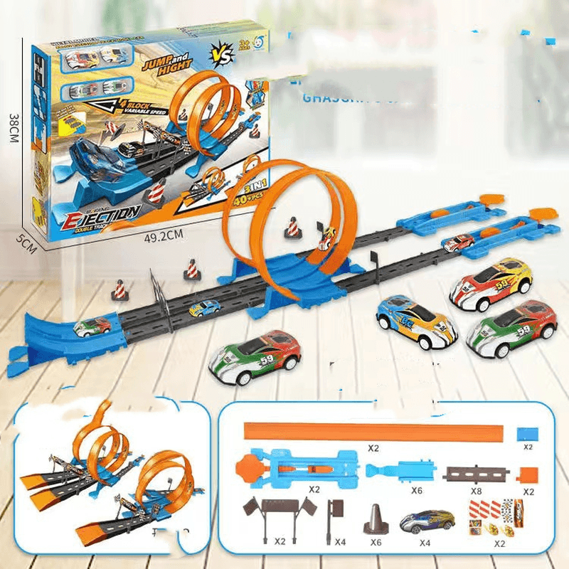 Alloy Racing Track Catapult Car Boy - MRSLM