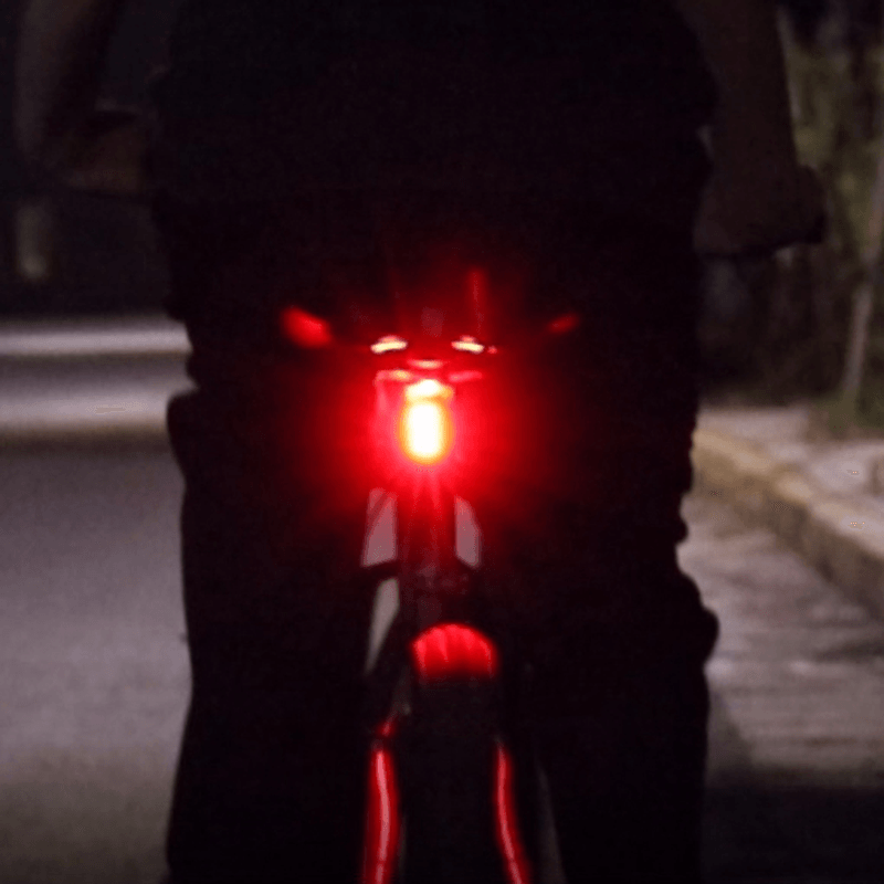 WHEEL up LED Tail Light USB Mini Electric Scooter Motorcycle E-Bike Bike Bicycle Cycling - MRSLM