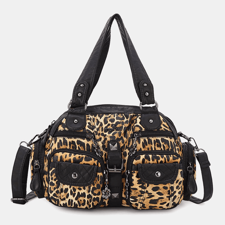 Women Waterproof Animal Pattern Handbag Crossbody Bag - MRSLM