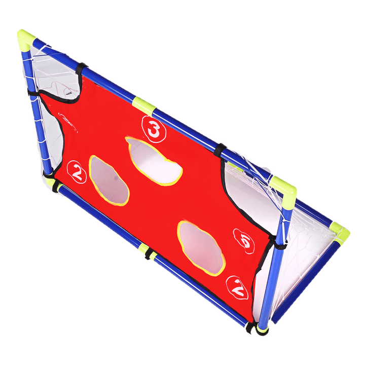 Kids Soccer Goal Mesh Target Play Football Sport Net with Ball Children Exercise Gift - MRSLM