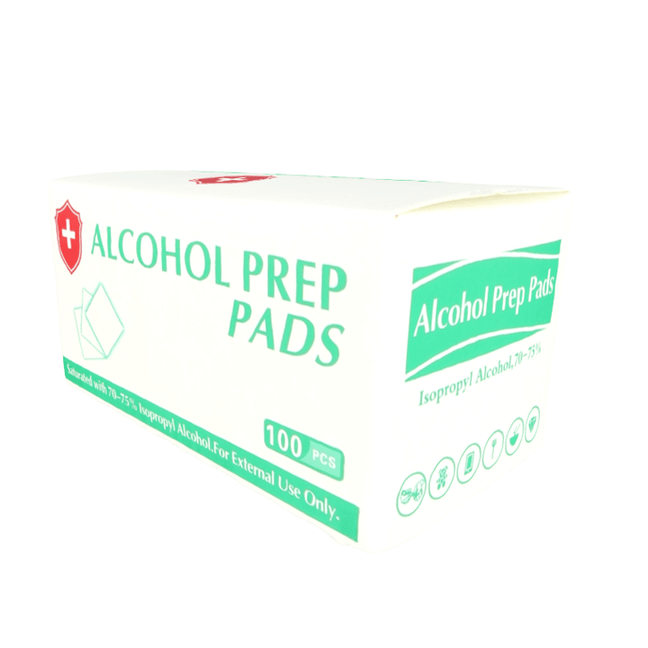 MAILI 100Pcs Disinfection Sterile Alcohol Prep Pads Phone Laptop Tablet Cleaning Wipes Swab - MRSLM