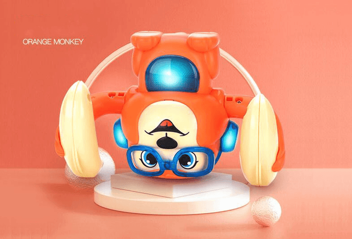 Sounding, Rolling and Somersault Monkey Electric Toy - MRSLM