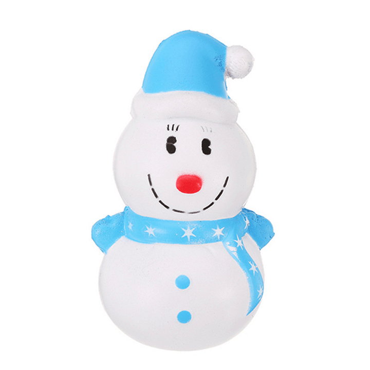 SWEETY Squishy Snowman Christmas Slow Rising Kawaii Squishy 12Cm Scented Toys - MRSLM