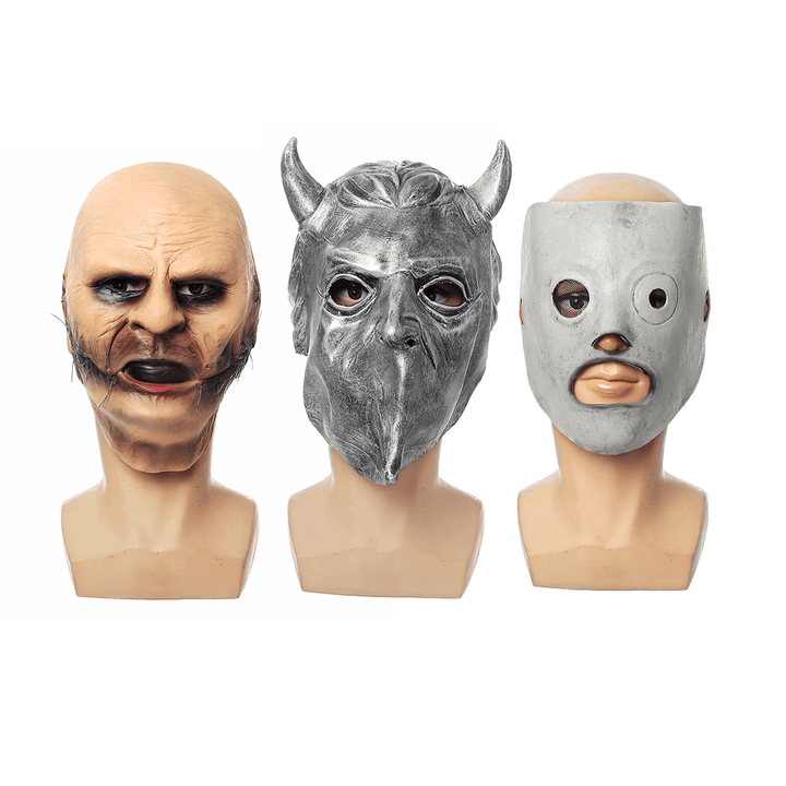 Slipknot Joey Mask Halloween Party Horror Movie Theme Mask Scary Ghost Cosplay Prank Prop for Costume Carnival Mask - MRSLM