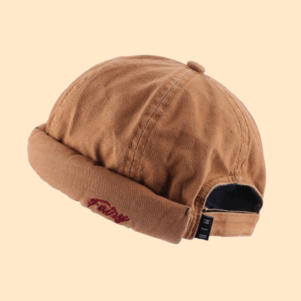 Men Women Cotton French Brimless Hat - MRSLM