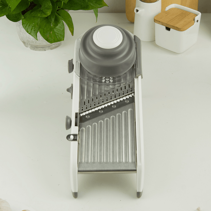 XYJ Vegetable Slicer Manual Vegetable Cutter Professional Grater Adjustable 304 Stainless Steel Blades Vegetable Kitchen Tool - MRSLM