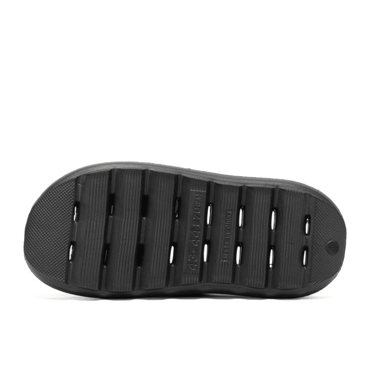 Men Non Slip Soft Thick Sole Open Toe Casual Bathroom Slippers - MRSLM