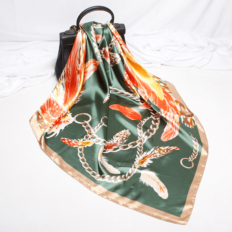 Imitation Silk Handbags Satin Silk Scarf - MRSLM