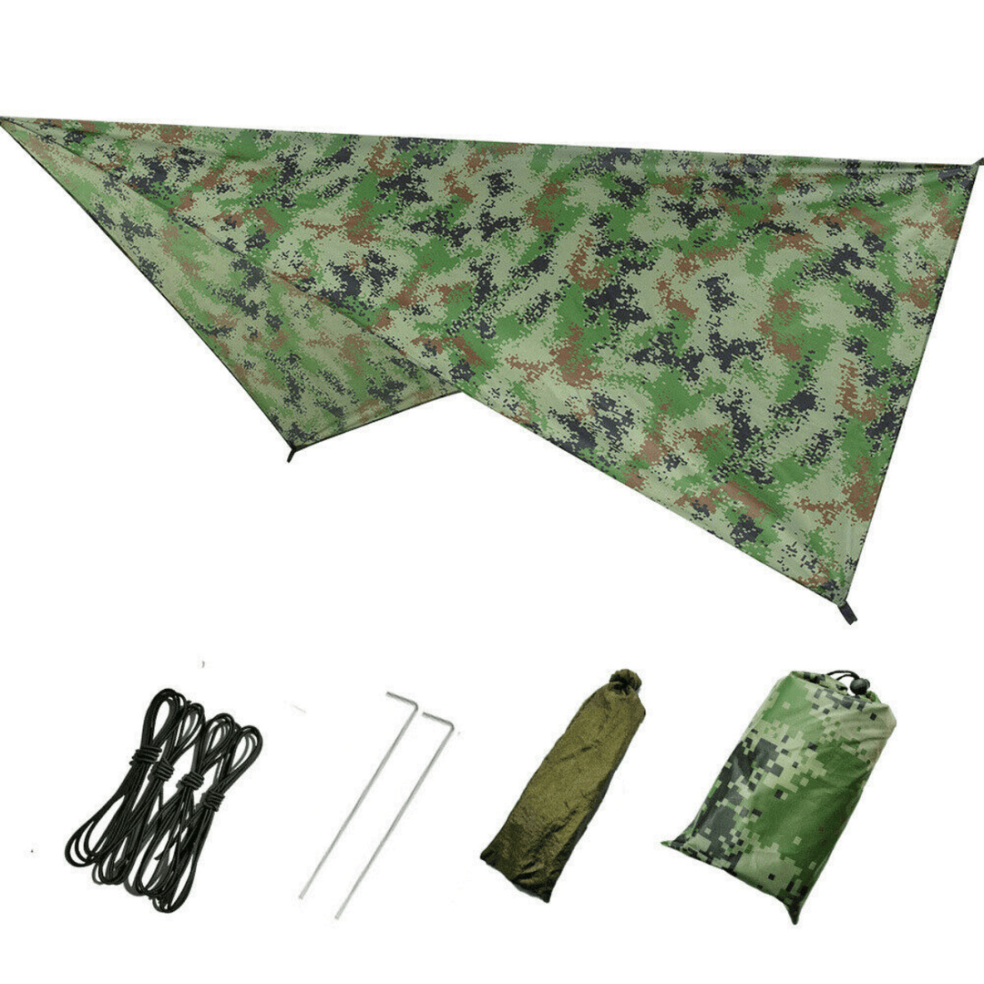 Waterproof Large Camping Tent Tarp Shelter Hammock Cover Lightweight Rain Shelter - MRSLM