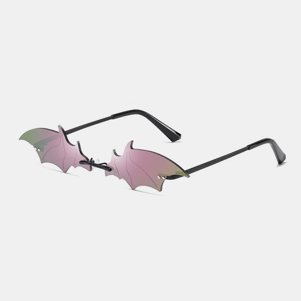 Unisex Personality Creative Bat Shape Fashion Trend UV Protection Sunglasses - MRSLM