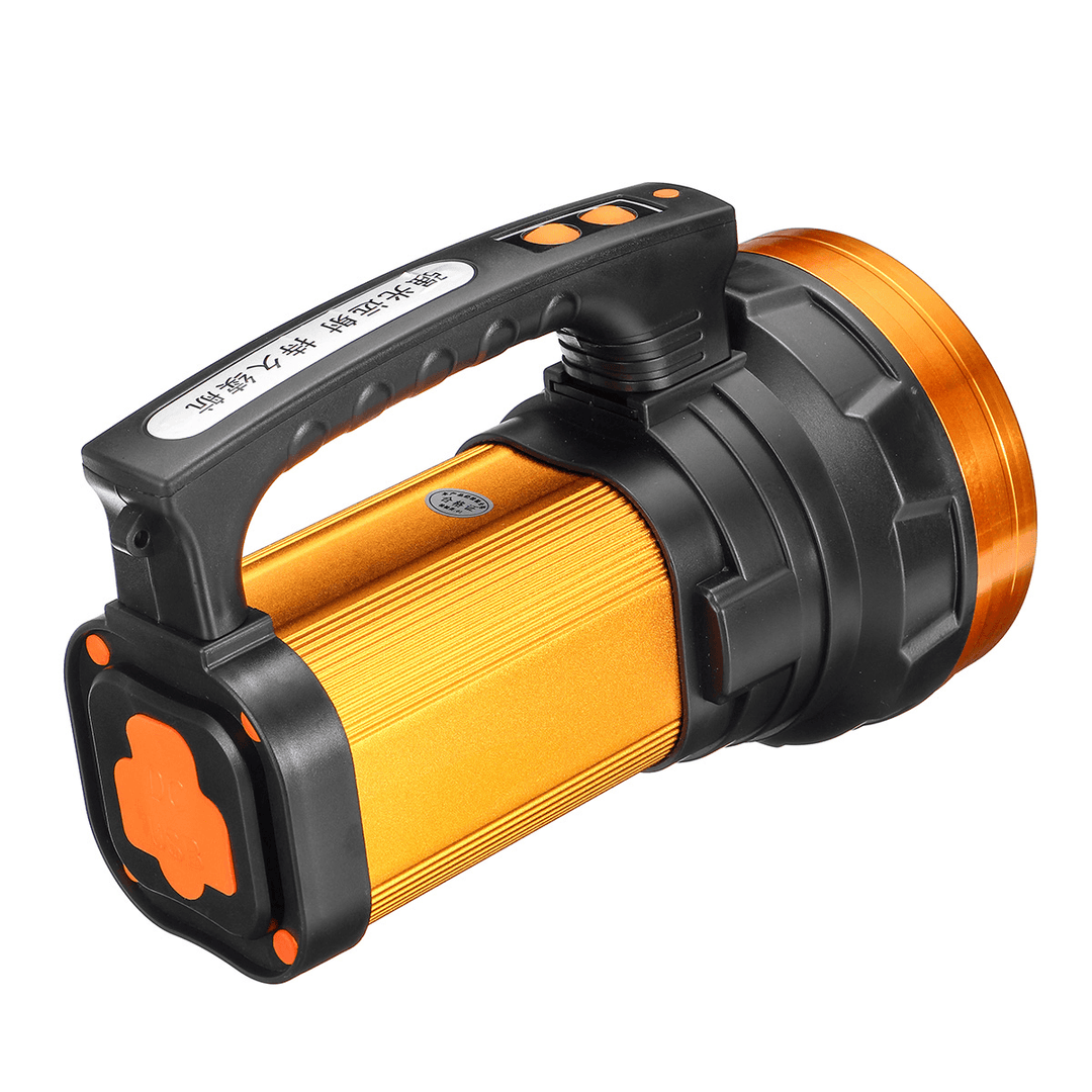 500W 3000LM 1000M Range LED USB Work Light Waterproof Hand Searchlight Flashlight Lamp Torch Emergency Lantern Outdoor Camping - MRSLM