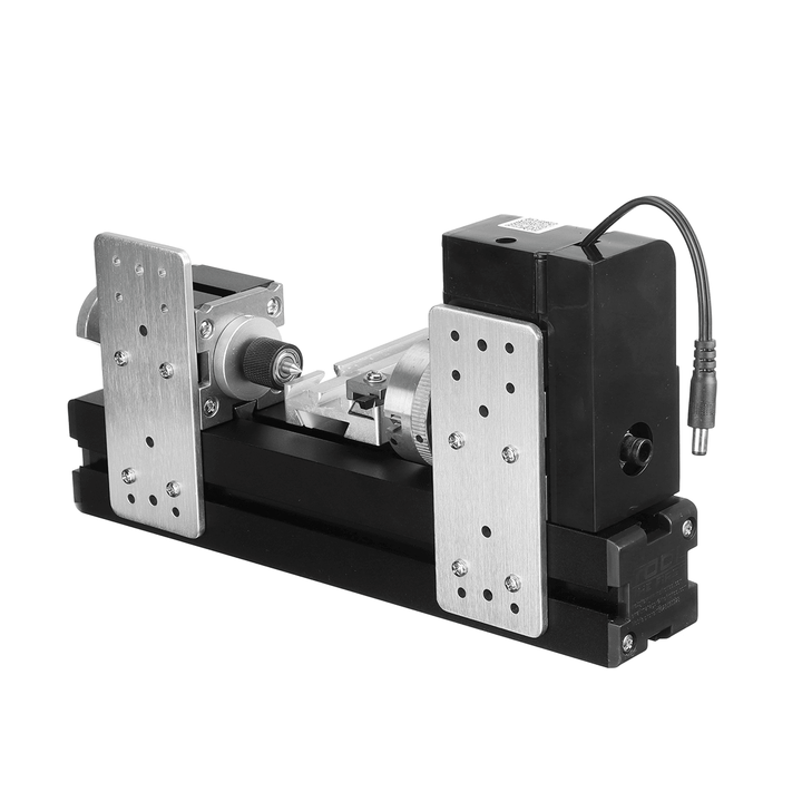 12V DC 2A 24W Multi-Purpose Mini Wood Lathe Metal Rotating Lathe Machine - MRSLM