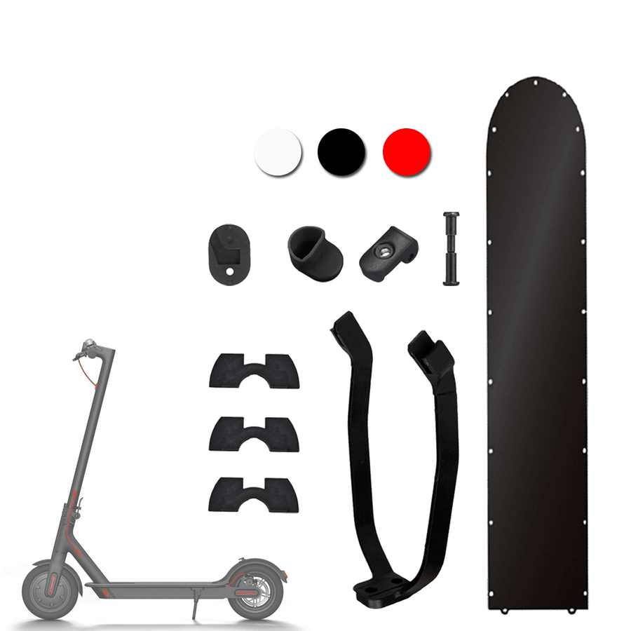 7PCS Red/Black/White Starter Modified Accessories for M365/M187/Pro Electric Scooter - MRSLM