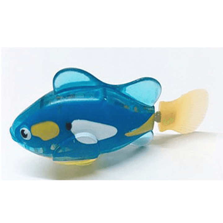 Baby Summer Bath Toy Magic Light Induction Swimming Fish - MRSLM