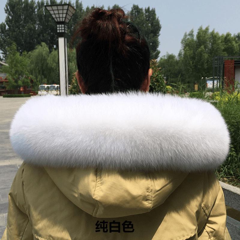 Collar Real Fur Men and Women Autumn and Winter Scarf Neck - MRSLM