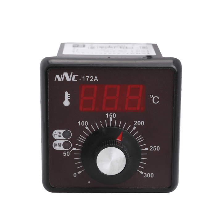 NNC-172A 220V High Power Oven Temperature Controller Temperature Thermostat Range 0℃~300℃ with Therucouple E - MRSLM