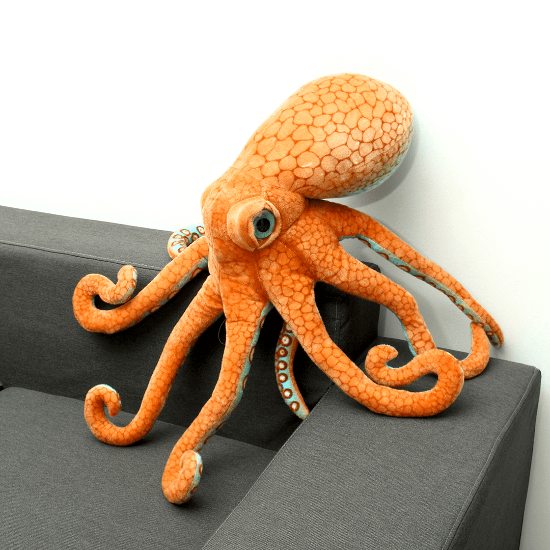 80CM Huge Funny Cute Octopus Squid Stuffed Animal Soft Plush Toy Doll Pillow Gift - MRSLM