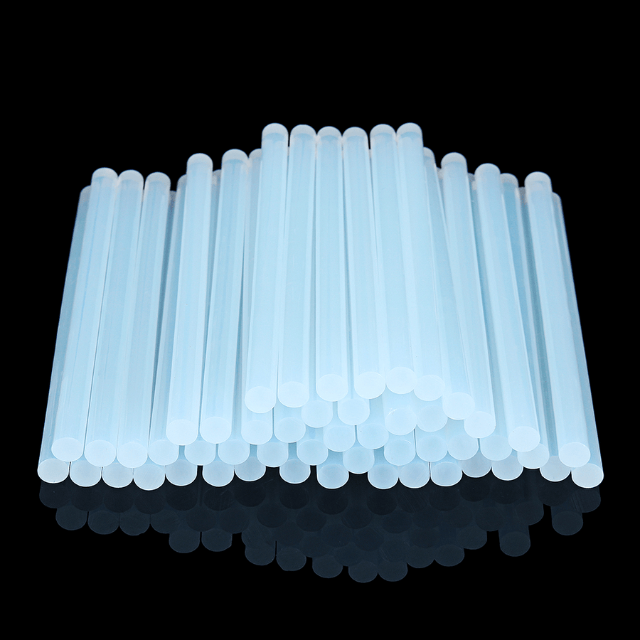 50Pcs 11Mm X 200Mm White Transparent Hot Melt Gule Sticks DIY Craft Model Repair Adhesive - MRSLM