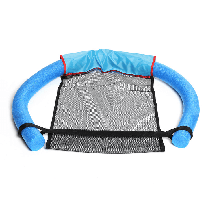 Summer Water Floating Chair Hammock Swimming Pool Seat Bed with Mesh Net Kickboard Lounge Chairs for Kid Adult Swimming Play Toys - MRSLM