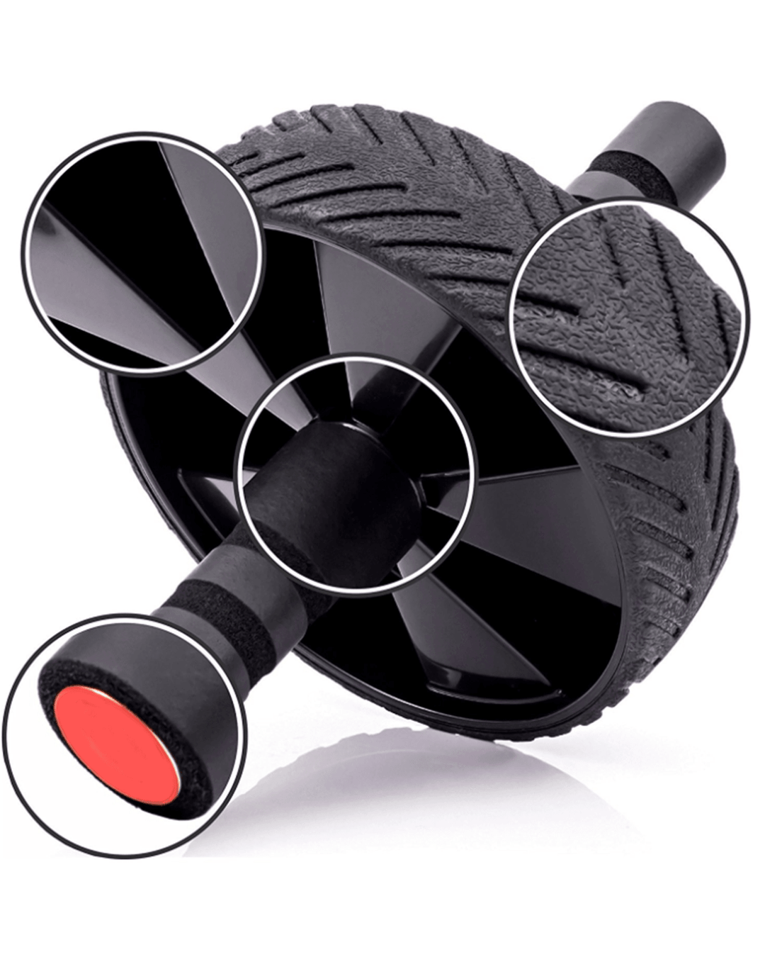 Ab Roller Core Abdominal Workout Home Gym Abdominal Wheel Roller Exercise Tools - MRSLM