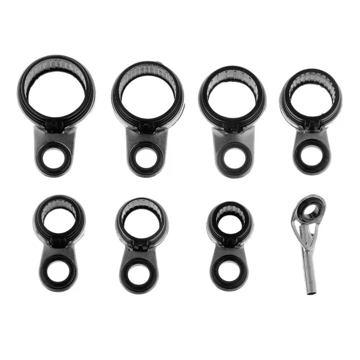 80Pcs Rocky Rod Top Ring Guide Ring Guide Eye Set Fishing Gear Accessories - MRSLM