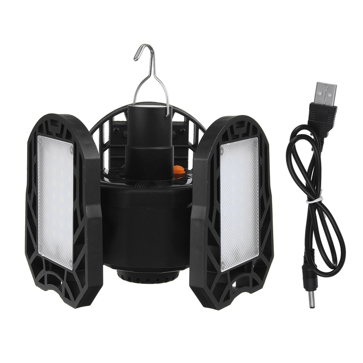 120W 6500K 78/104LED Folding Camping Light 5-Modes Usb/Solar Charging Waterproof Remote Control Super Bright Emergency Lamp - MRSLM