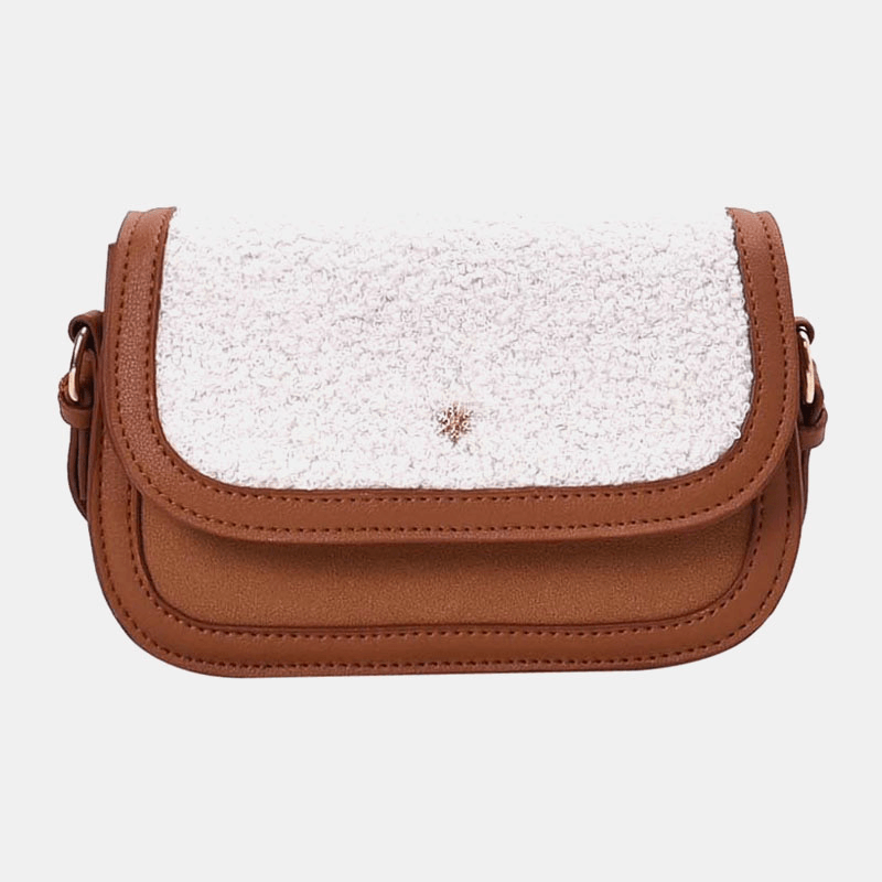 Women Lamb Hair Winter Crossbody Bag Shoulder Bag - MRSLM