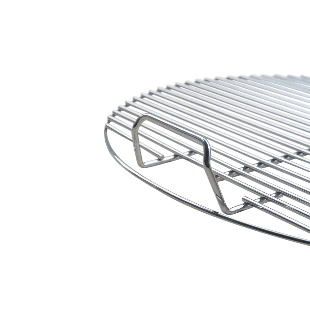 Ipree® 17.5Inch Stainless Steel round BBQ Grill Mesh BBQ Nets Non-Stick Barbecue Accessories Mat Grid Outdoor Camping Picnic - MRSLM