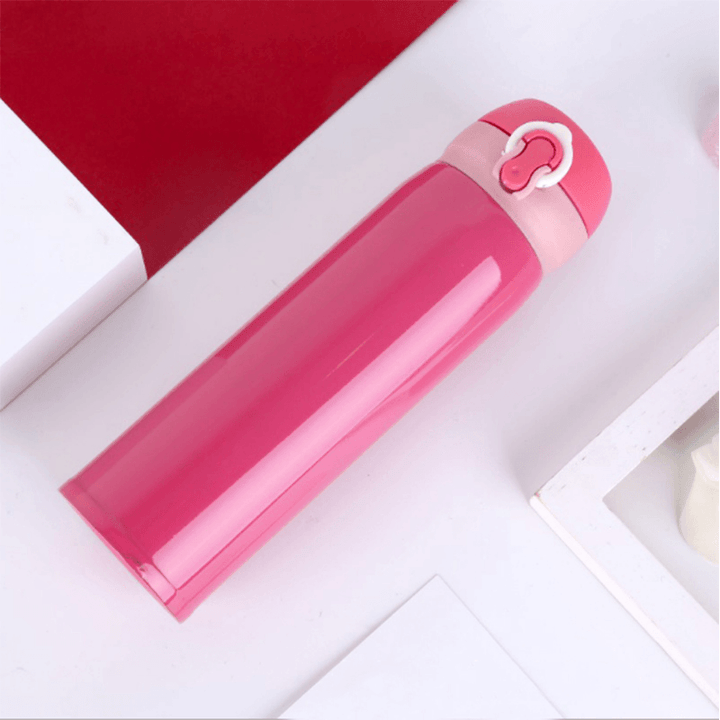 500Ml 304 Stainless Steel Insulated Water Bottle Vacuum Thermos Travel Flask - MRSLM