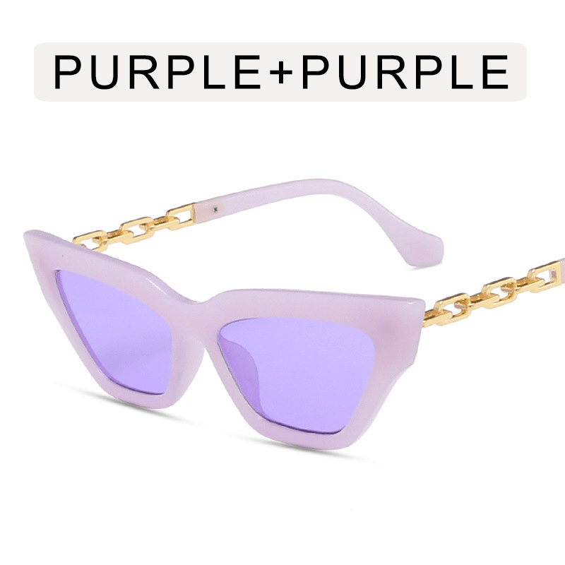 Chain Leg Cat Eye Sunglasses for Women - MRSLM