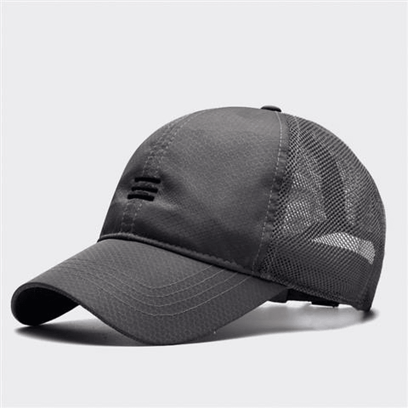 Summer Style Thin Breathable Mesh Baseball Cap Quick-Drying - MRSLM