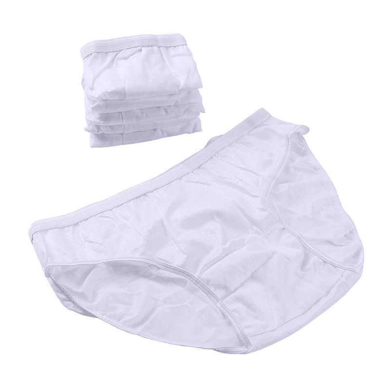 Ipree® 6Pcs/Set Portable Men Non-Woven Cotton Disposable Underwear Outdoor Travel - MRSLM